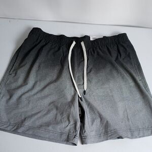 Sonoma Gray and White Swim Trunks Stylish Comfort